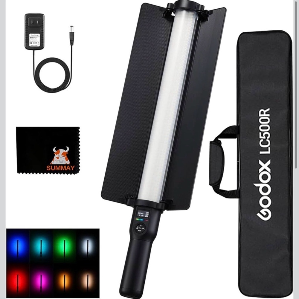 Godox LC500R RBG 2500K-8500K LED Light Stick BiColour Mode 5800lux - Has Case